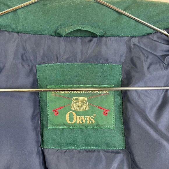 Vintage Orvis Puffer Goose Down Vest with pockets Size XL - Picture 7 of 7
